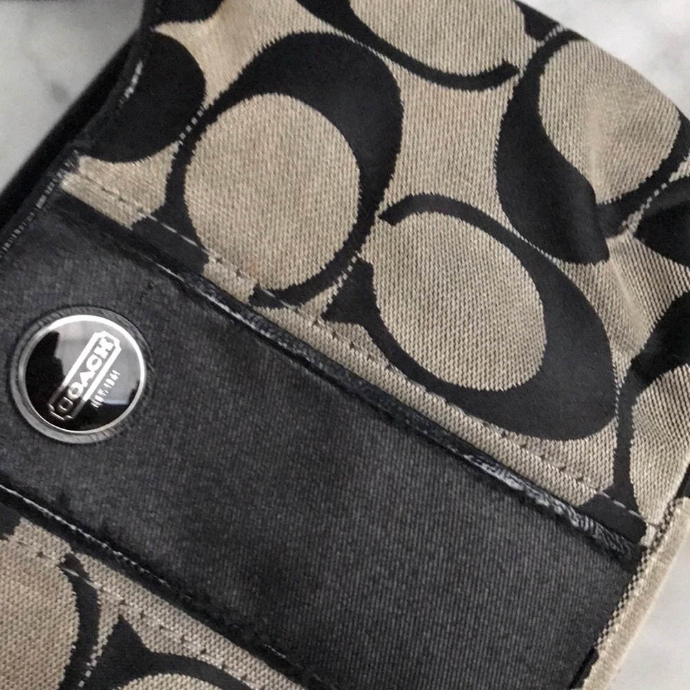 Black Coach Crossbody with Handbag Handle - Picture 2 of 3